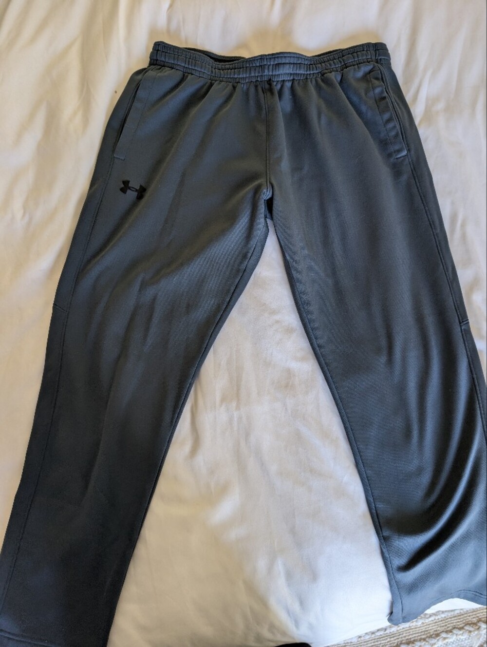 Under Armour ColdGear Men's Loose Fleece Sweatpants Size XL Blue Jogger